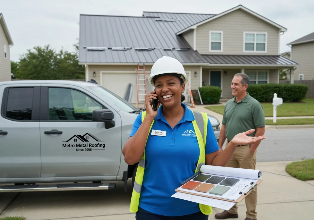 Storm Damage Metal Roof Repair in South Lancaster, MA